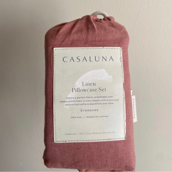 Bedding Casaluna Pillow Case Set Sheet Set Queen And Pink Throw